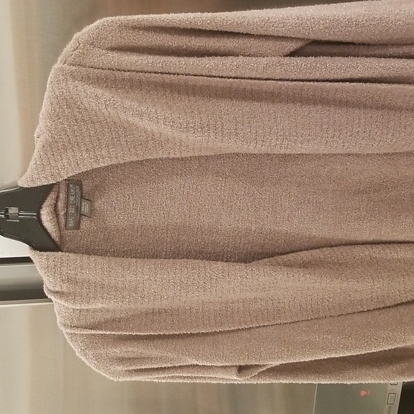 💕BAREFOOT DREAMS💕 CozyChic Lite Circle Cardigan ~ Mink XS/S NWOT - Picture 7 of 12